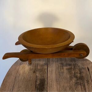 Vintage Mid Century Modern Woodcroftery fruit and nut bowl